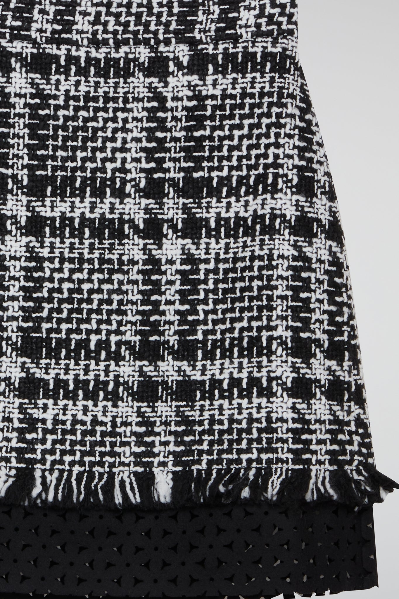 Checkered Muse Tweed Skirt