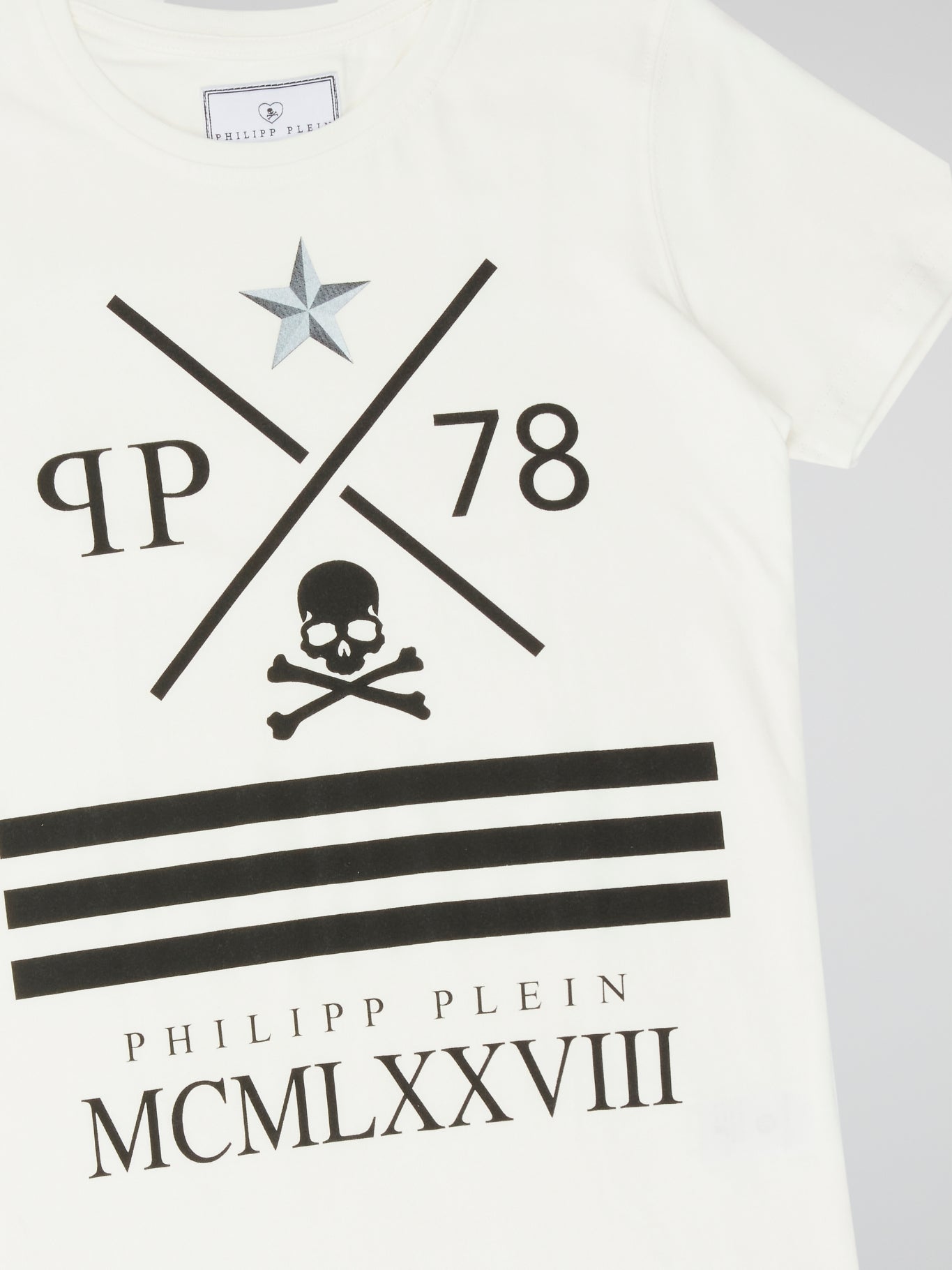 Rebel 1978 White Graphic Tee