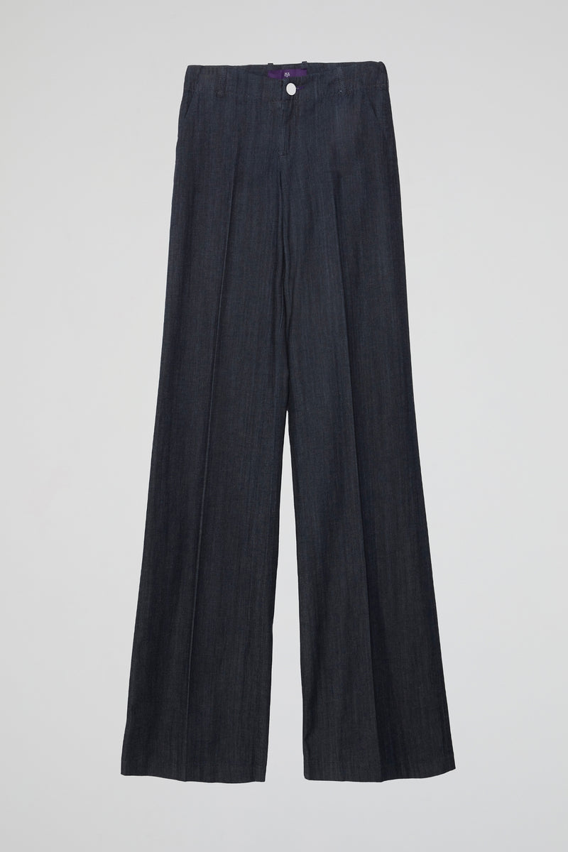 Grey Wide Leg Trousers