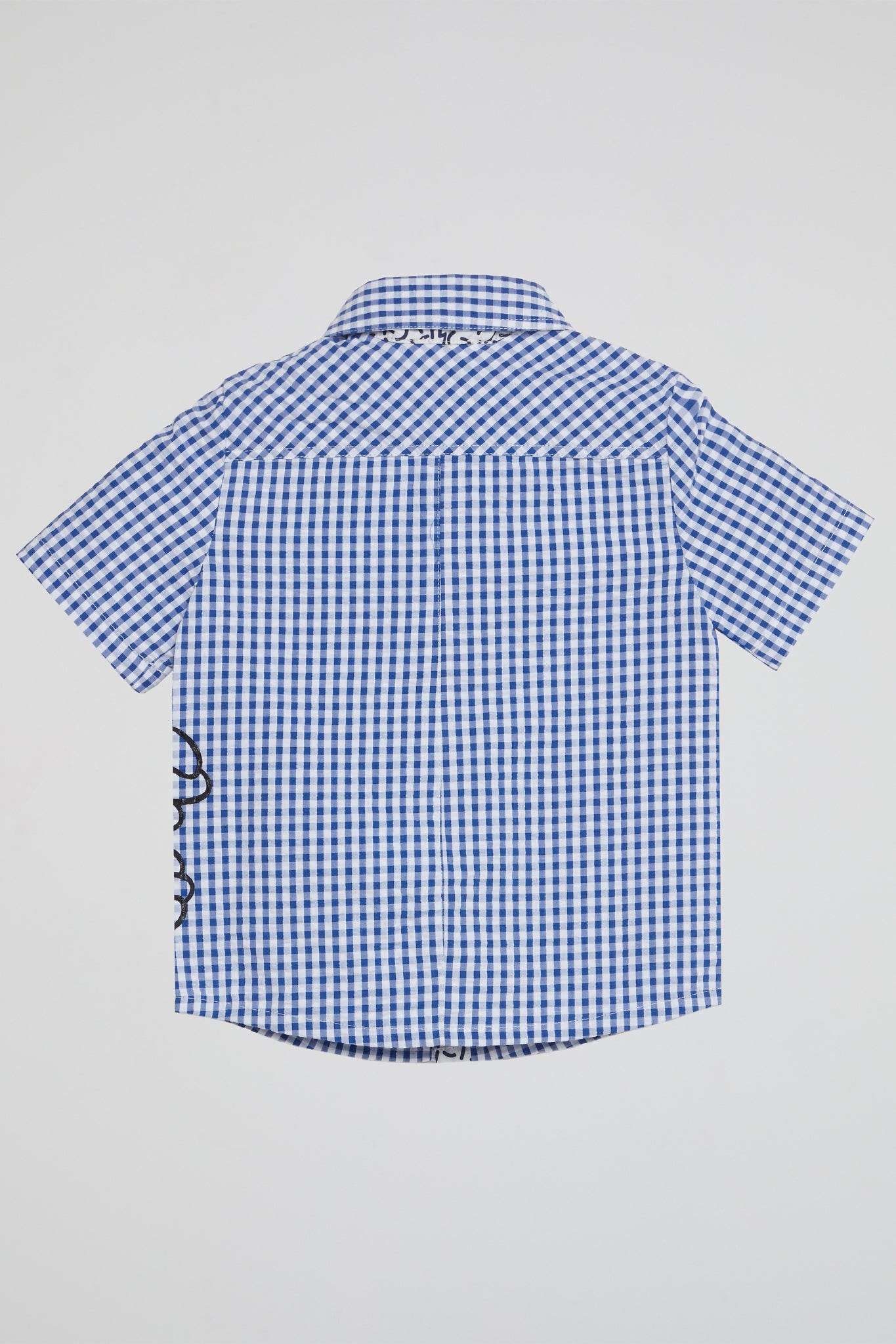 Blue Explorer Gingham Shirt with Donald Duck