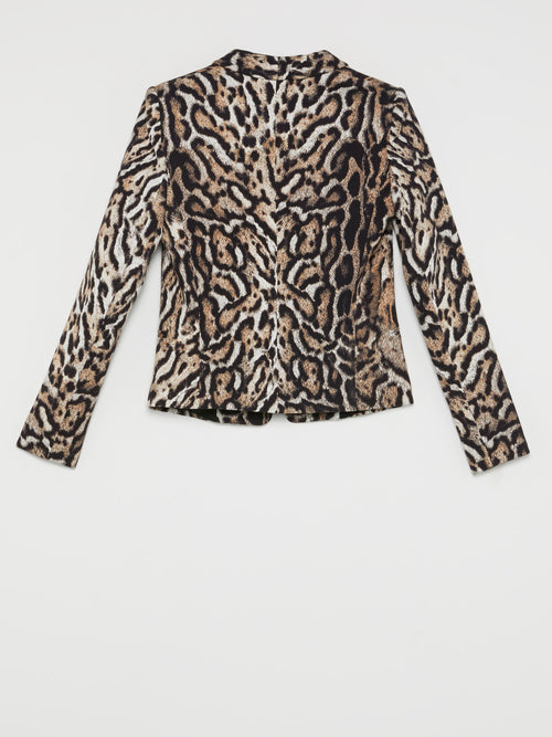 Leopard Effect Blazer