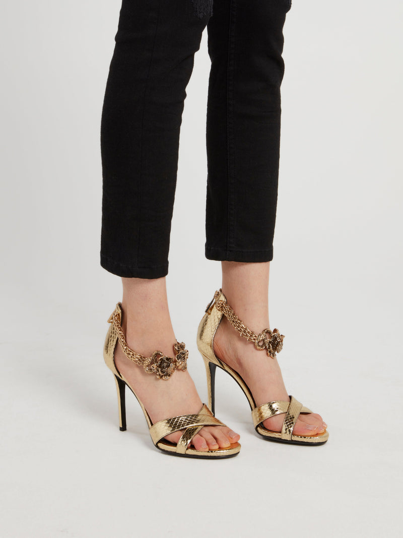 Python Effect Monogram Pumps