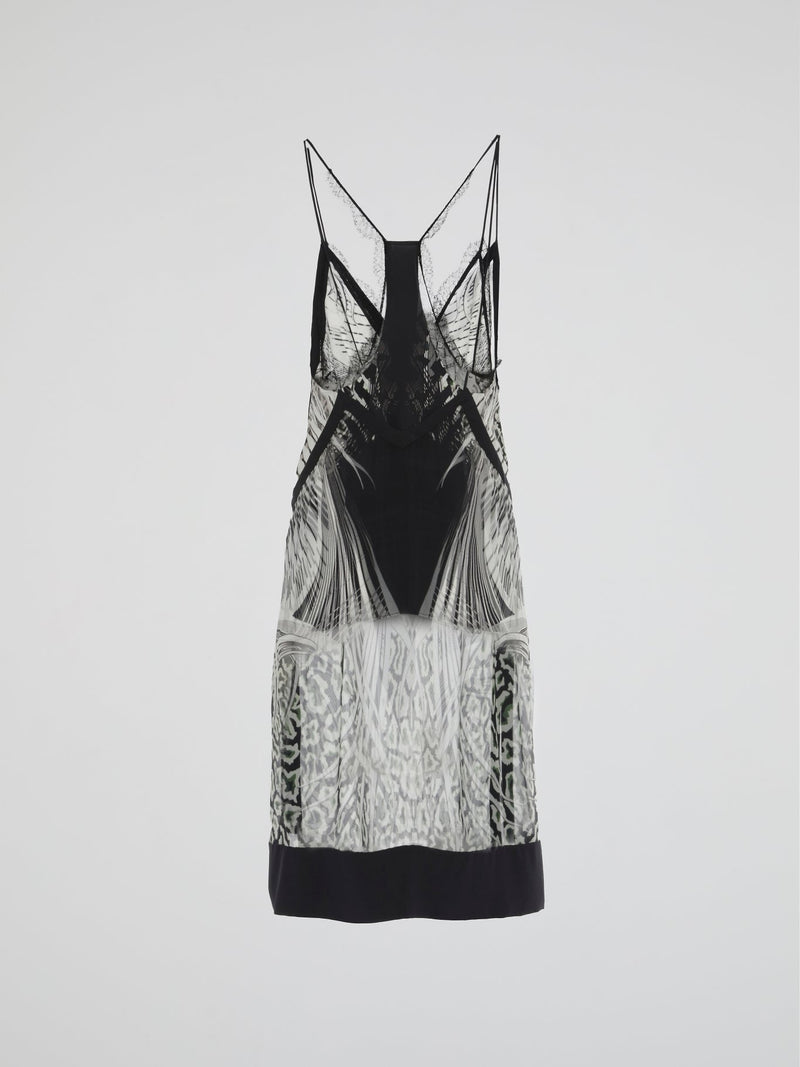 Butterfly Effect Lace Trim Dress