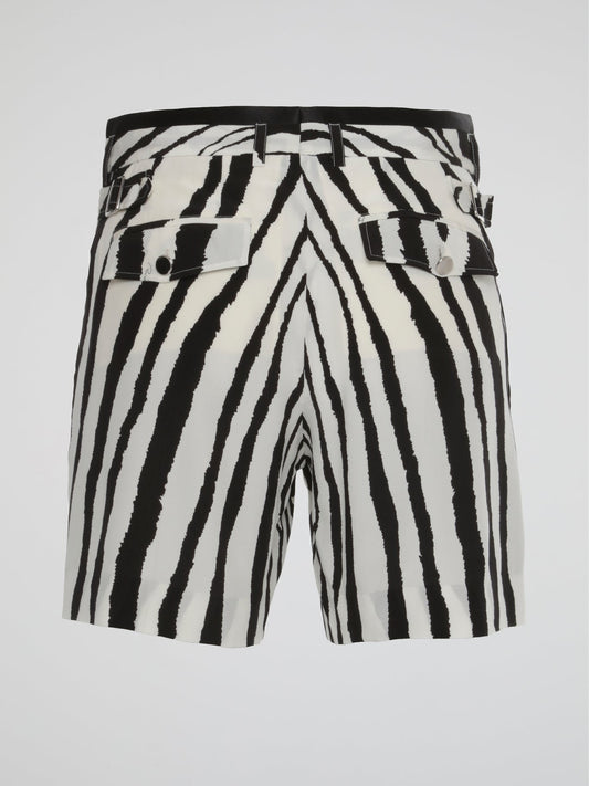 Zebra Print Shorts