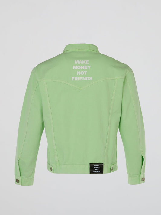Green Guibbino Denim Jacket