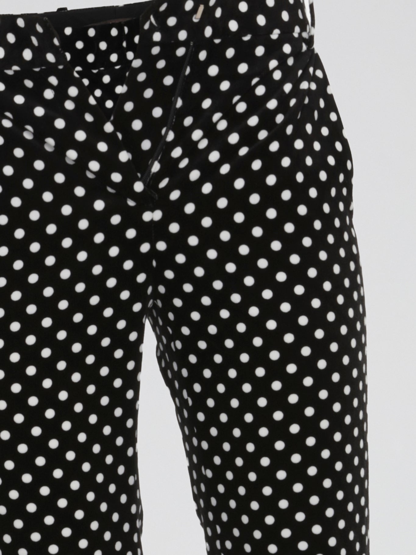 Polka Dot Flared Pants