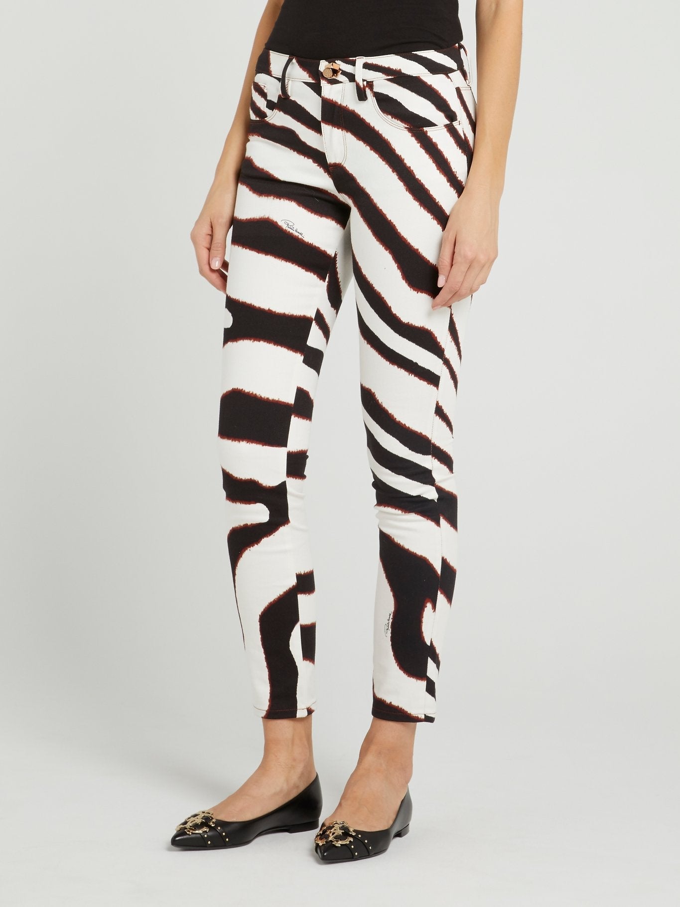 Animal Print Capri Pants