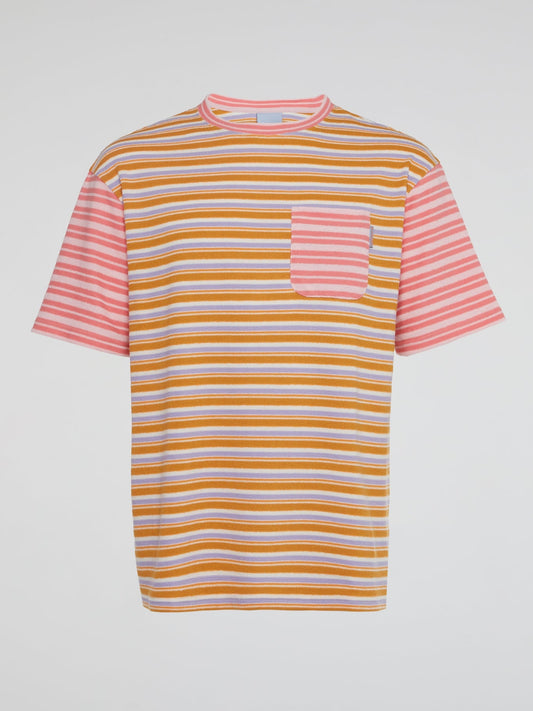 Striped Contrast T-Shirt