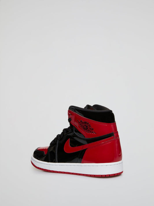 Jordan 1 Retro High OG Patent Bred Sneakers