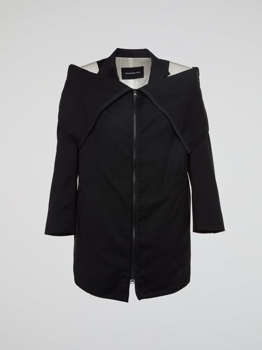 Black Zip Up Coat