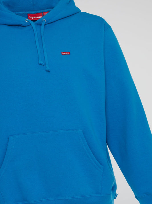 Blue Small Box Hooded Sweatshirt