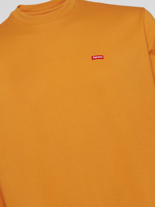 Orange Small Box Long Sleeve T-Shirt