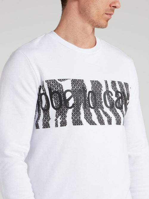 White Logo Sweatshirt