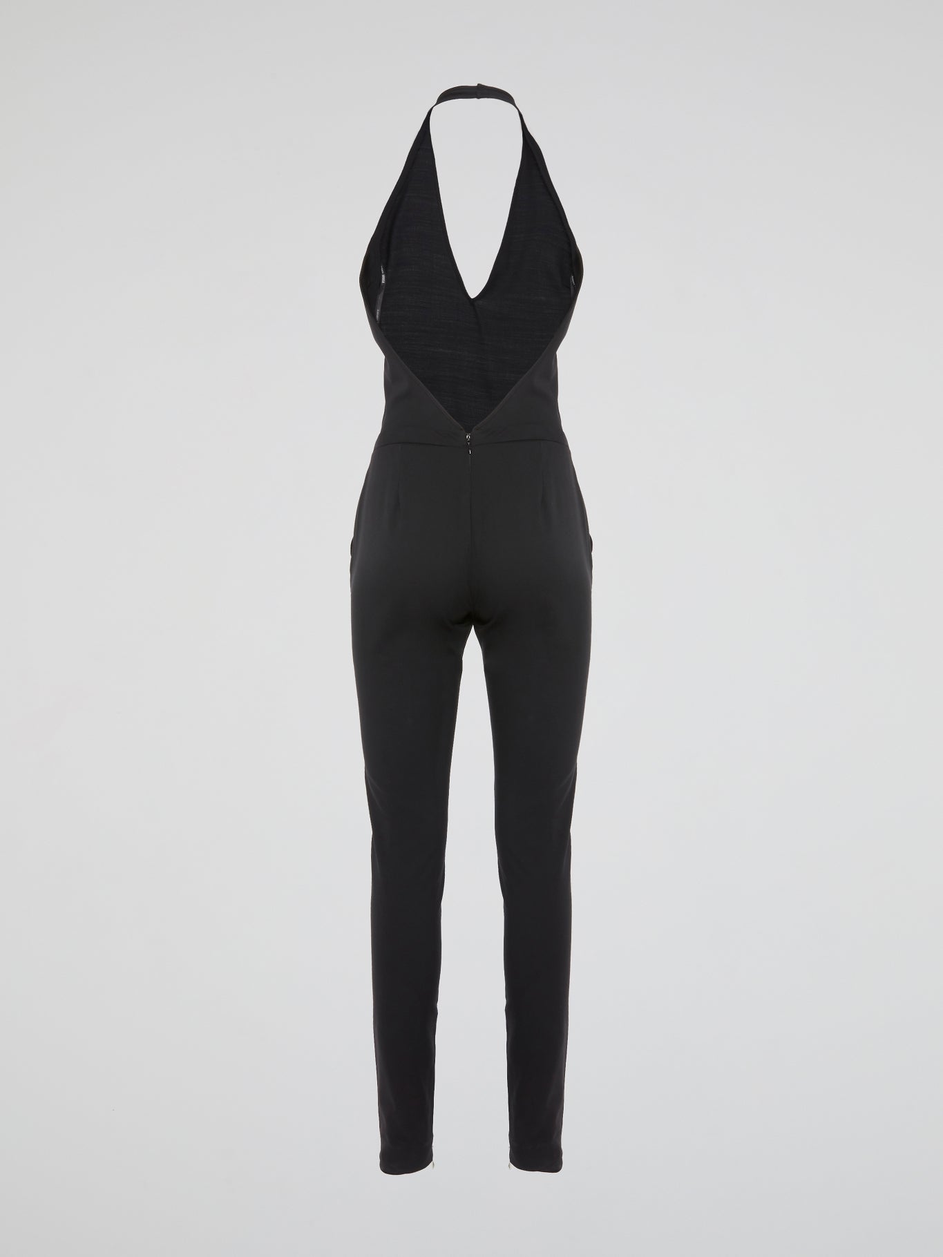 Black Sleek Halter Neck Jumpsuit