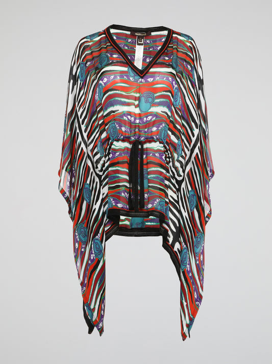 Elevate your summer style with the exquisite Printed V-Neck Kaftan by Roberto Cavalli. Crafted from luxurious materials, this kaftan features a stunning, eye-catching print that will turn heads wherever you go. Perfect for lounging by the pool or sashaying down the beach, this kaftan is a must-have for any fashion-forward individual.