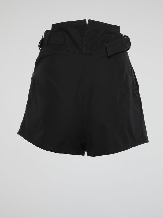 Elevate your casual style with our Black Cargo Shorts by Roberto Cavalli, designed for the modern man who values comfort and sophistication. Made with high-quality fabric and attention to detail, these shorts are perfect for everyday wear or a weekend getaway. Stand out from the crowd and make a statement with your fashion choices in these versatile and stylish cargo shorts.