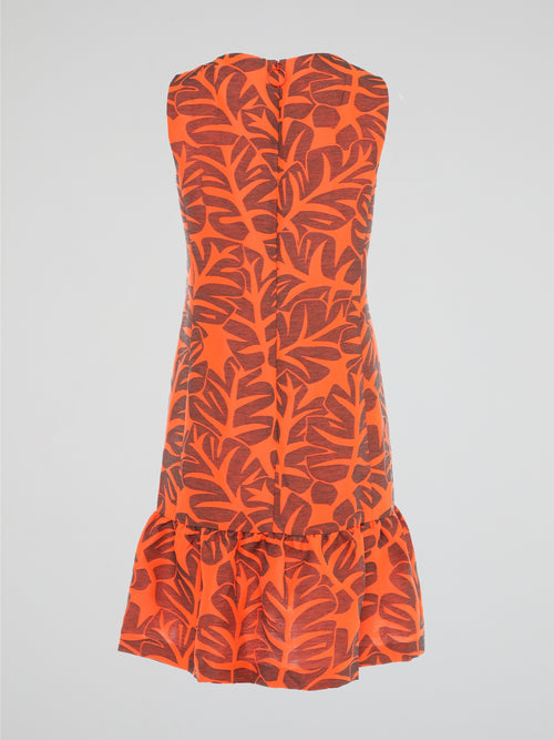 Get ready to twirl and strut in style with the Orange Flared Hem Dress from Akris Punto! This vibrant and playful dress features a flirty flared hem that adds a touch of sass to your ensemble. With its eye-catching orange hue, this dress is perfect for making a statement at any occasion, from brunch with friends to a night out on the town.