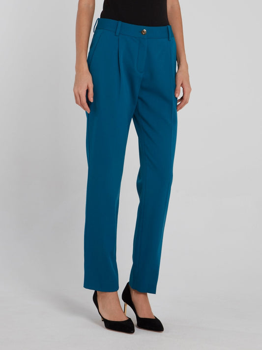 Blue Tailored Trousers