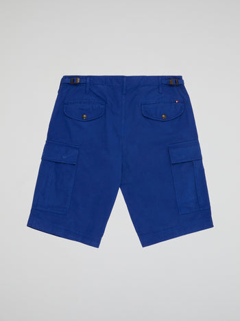 Step into style and comfort with our Blue Cargo Shorts Moncler. Crafted from durable fabric and featuring multiple pockets, these shorts are as functional as they are fashionable. Whether you're exploring the city or hitting the beach, these shorts will have you looking effortlessly cool.