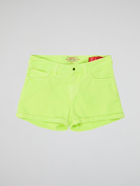 Get ready to shine bright in these Neon Denim Shorts from Met Injeans! Made with vibrant, eye-catching neon colors, these shorts are perfect for standing out in a crowd. Whether you're hitting the beach or heading to a music festival, these shorts will keep you looking stylish and fun all summer long.