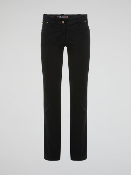 Step out in style with our Black Studded Straight Leg JeansLt By Voyage, featuring edgy studded detailing that will add a touch of rockstar glamour to any outfit. These jeans are made with a comfortable design and a flattering straight leg fit, making them perfect for both casual and dressed-up looks. Elevate your wardrobe with these unique, statement-making jeans that are sure to turn heads wherever you go.