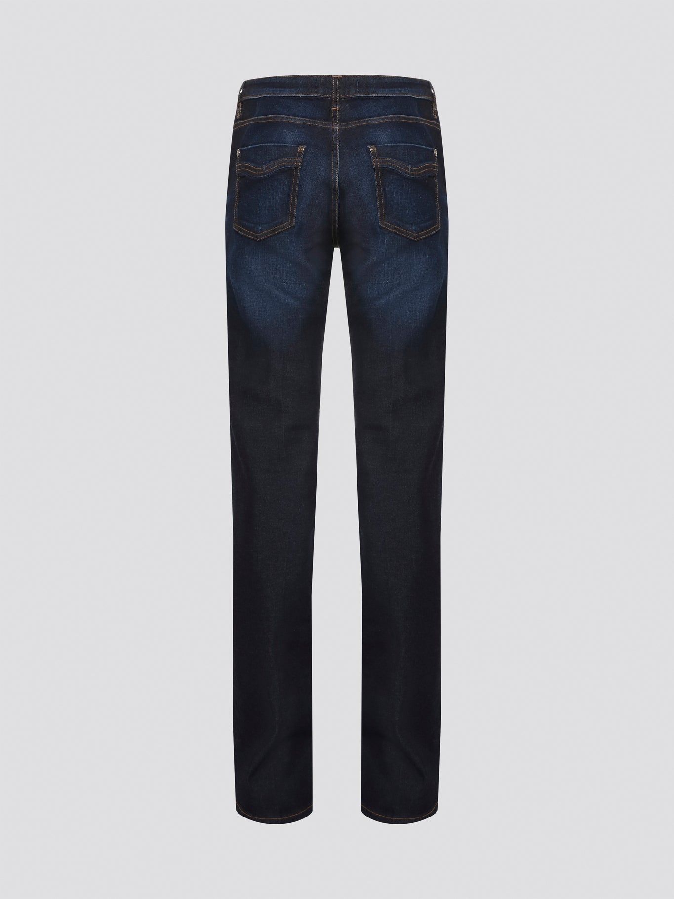 Step into the epitome of casual-chic with these Navy Stonewashed Straight Cut Jeans from Roberto Cavalli. Crafted from premium denim, these jeans feature a relaxed fit and a trendy stonewashed finish for that effortlessly cool look. Pair them with a crisp white shirt and sneakers for a weekend-ready ensemble that exudes style and comfort.