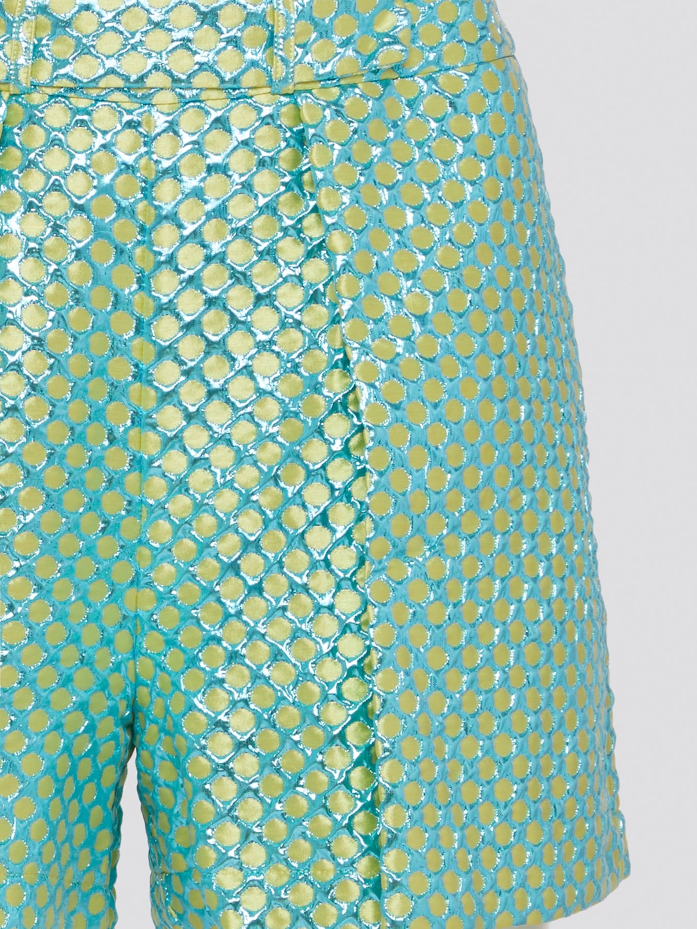 Step up your style game with our Green Net Mesh Detailed Shorts! Featuring a unique and eye-catching design, these shorts are perfect for adding a touch of edge to any outfit. Made with breathable fabric and a comfortable fit, you'll look and feel cool all day long in these ultrachic shorts.