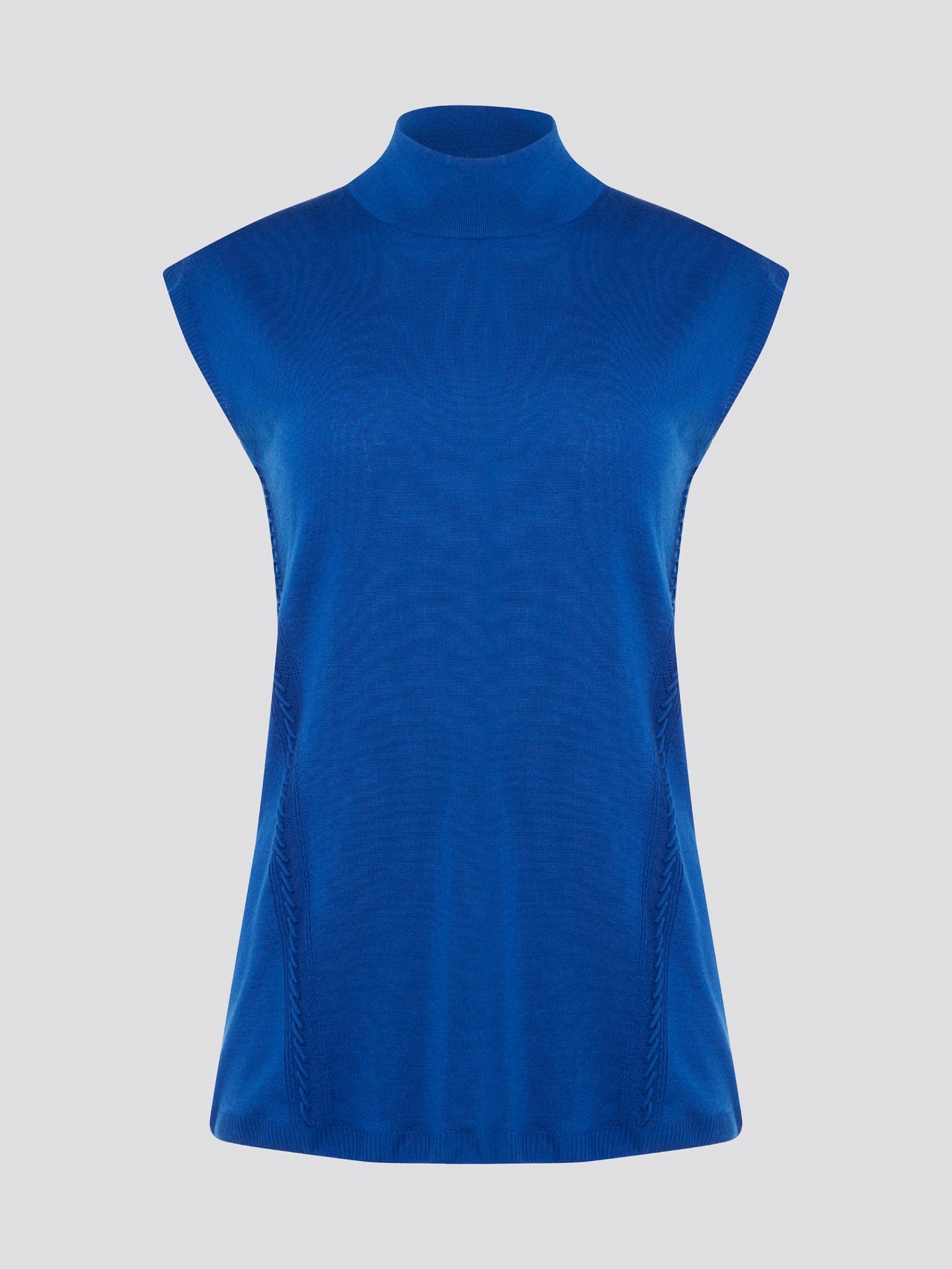 Transform your style with sleek sophistication in this stunning Blue Turtleneck Top by Roberto Cavalli. Crafted with luxurious fabric, this top features a flattering silhouette and eye-catching color that will make you stand out from the crowd. Elevate your wardrobe with this versatile piece that can be dressed up or down for any occasion.