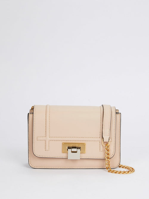 Lizzy Beige Leather Mini Bag