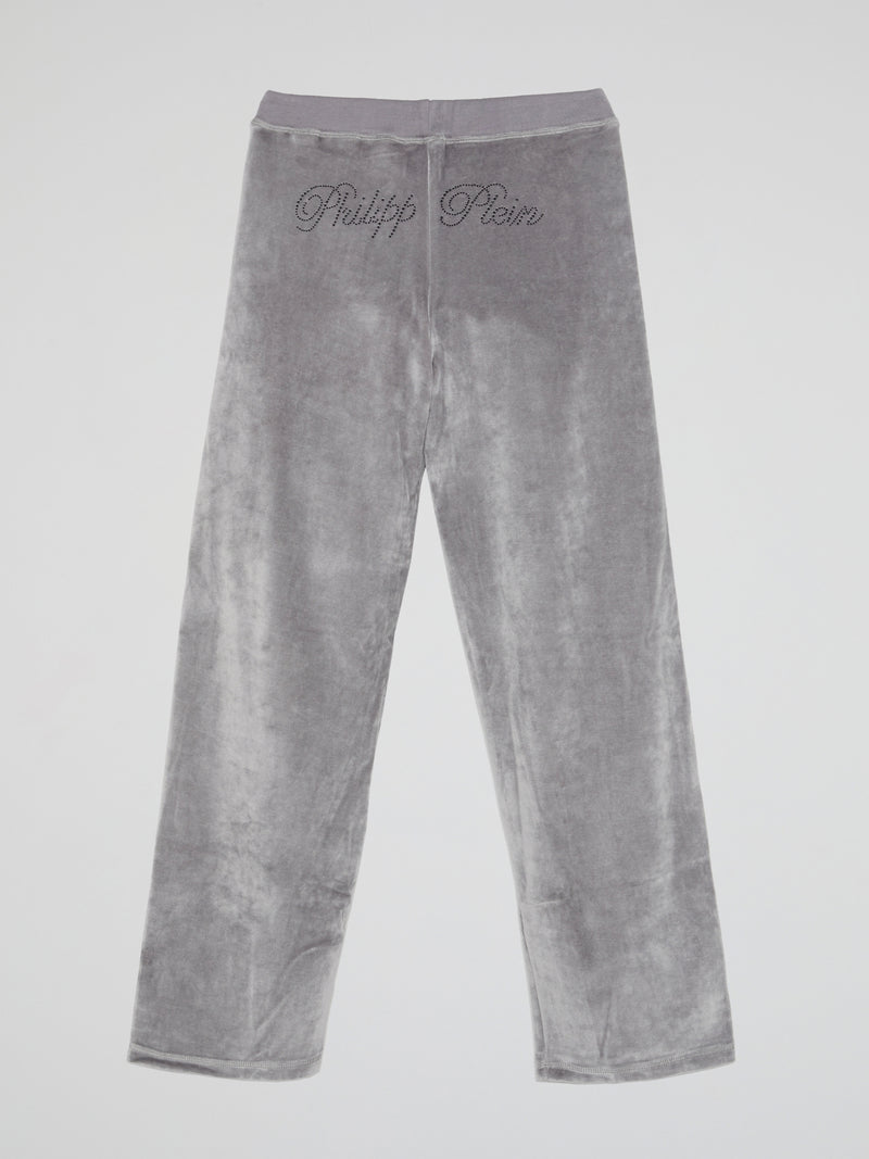 Grey Comfort Velour Lounge Pants