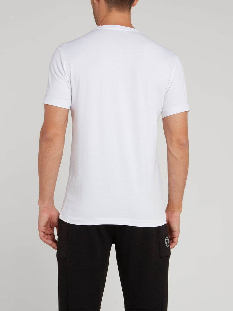 White Graphic Print T-Shirt