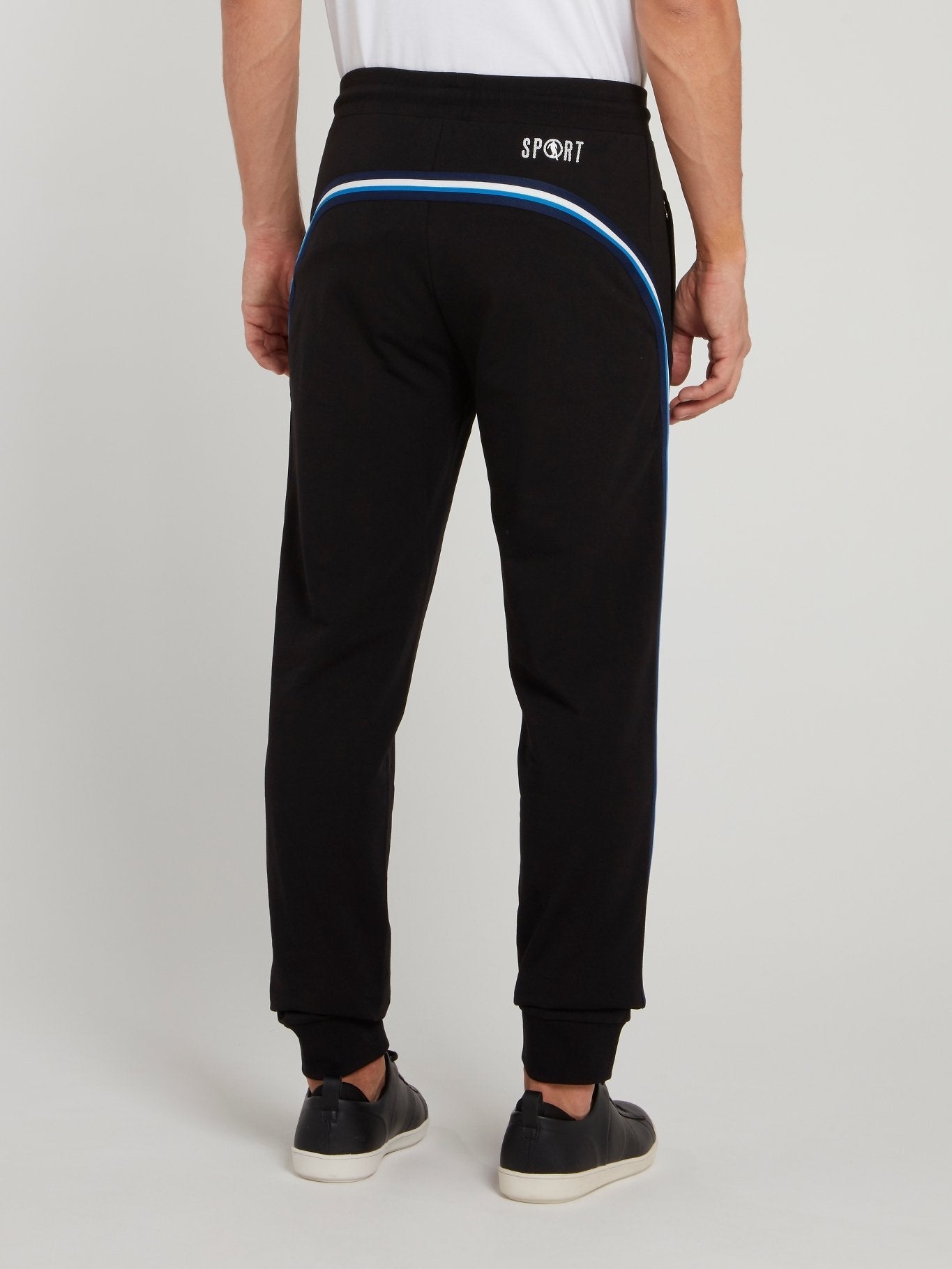 Black Side Stripe Fleece Pants