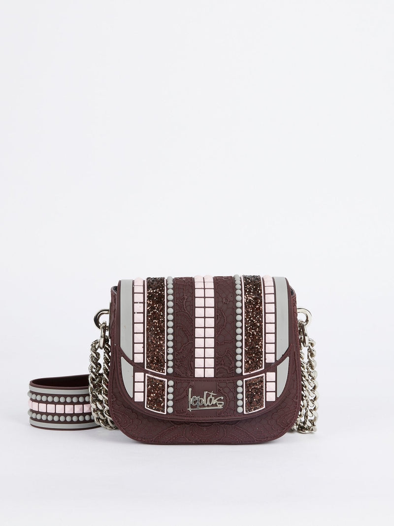 Plum Mini Dafne Borchie Shoulder Bag