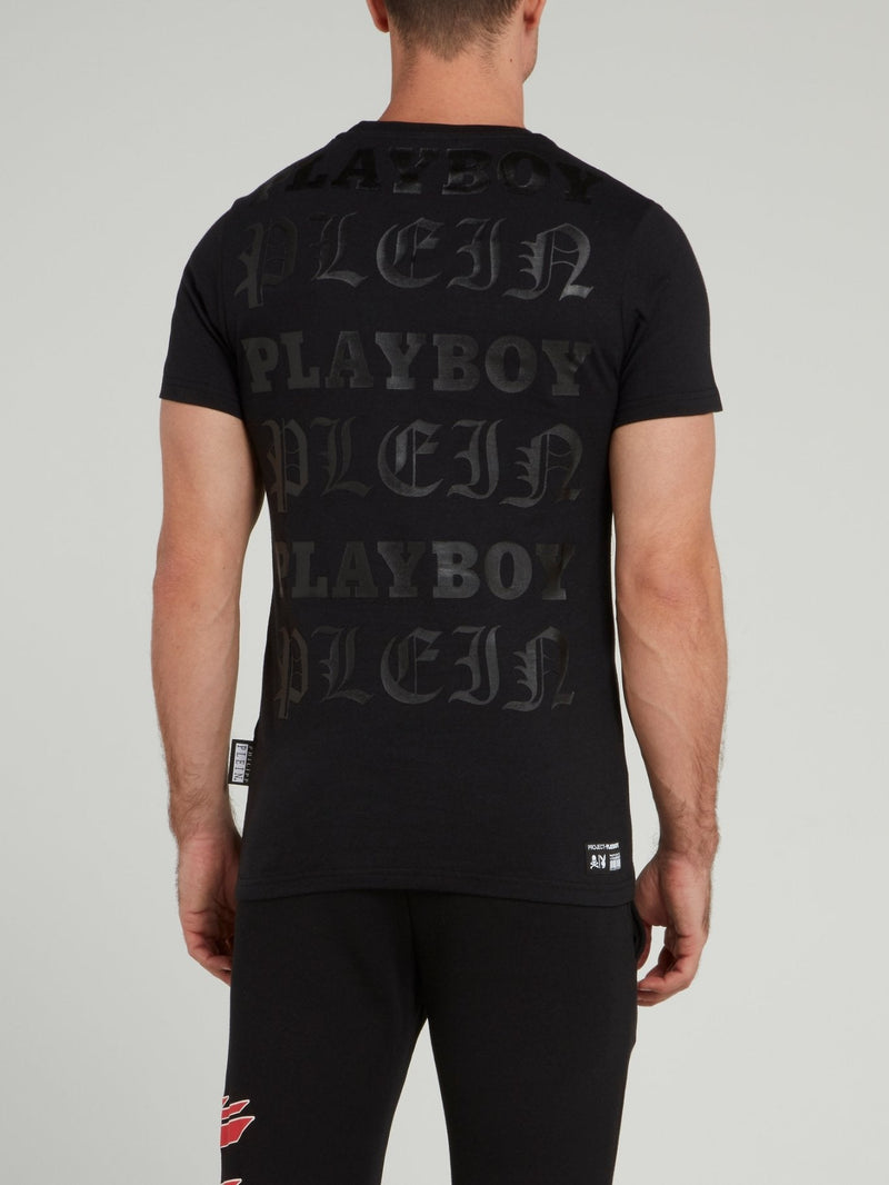 Playboy Print Round Neck T-Shirt