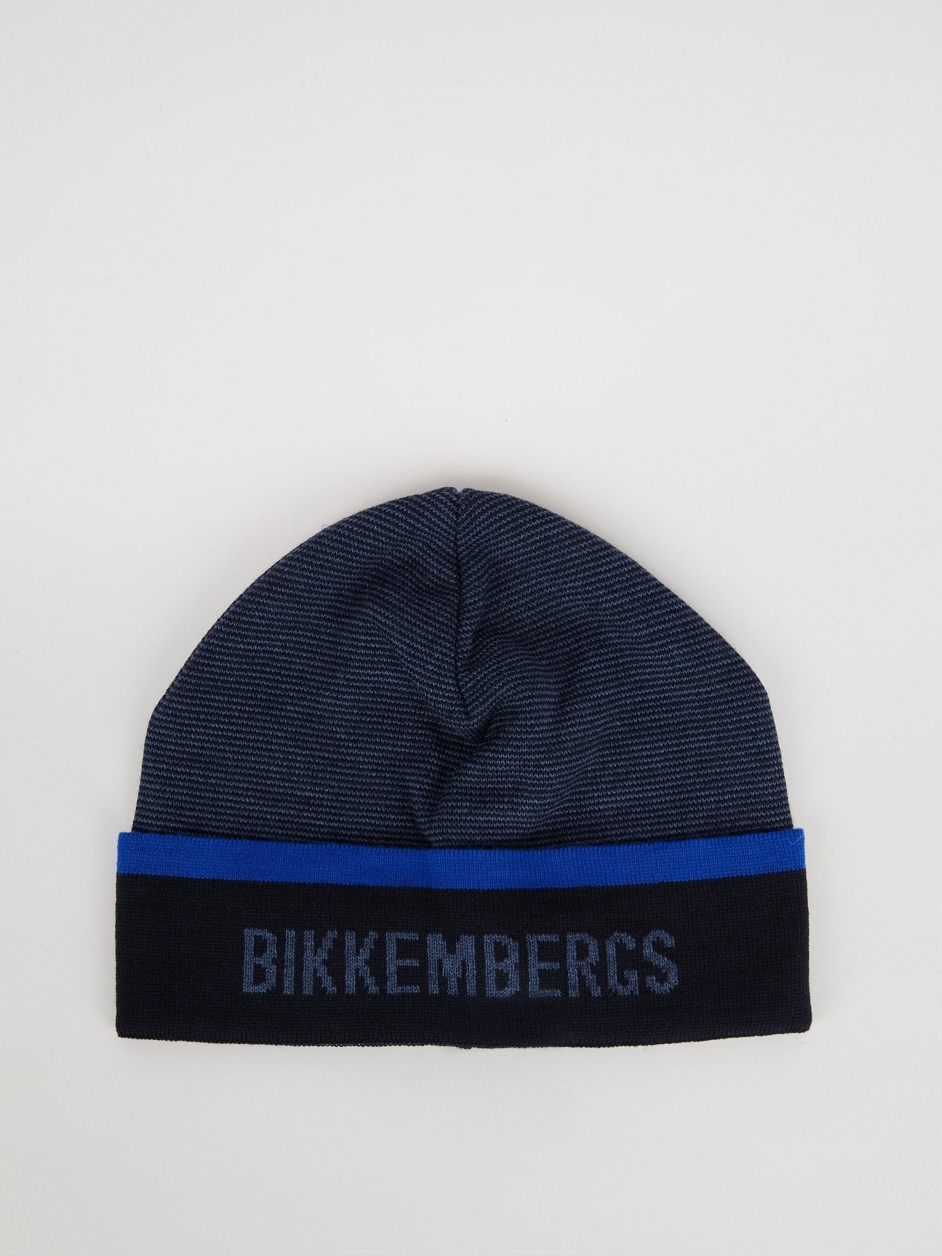 Navy Knitted Logo Beanie