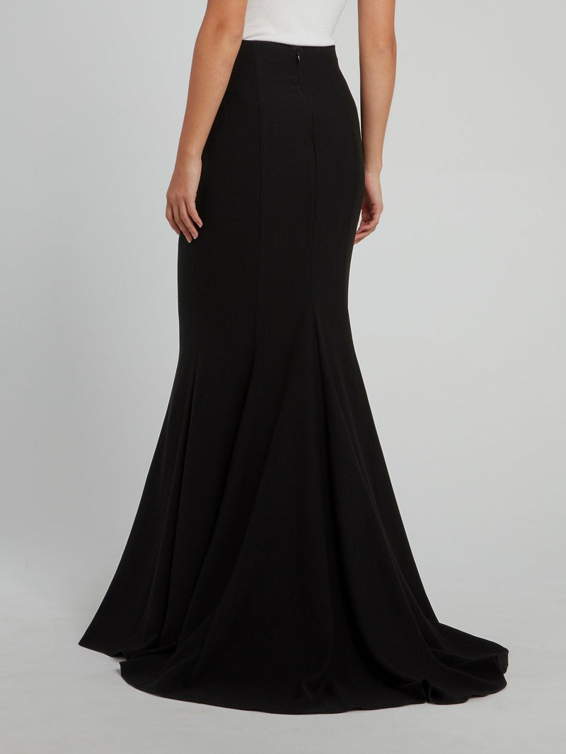 Black Trumpet Maxi Skirt