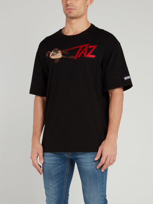 Tasmanian Devil Black Loose Fit T-Shirt