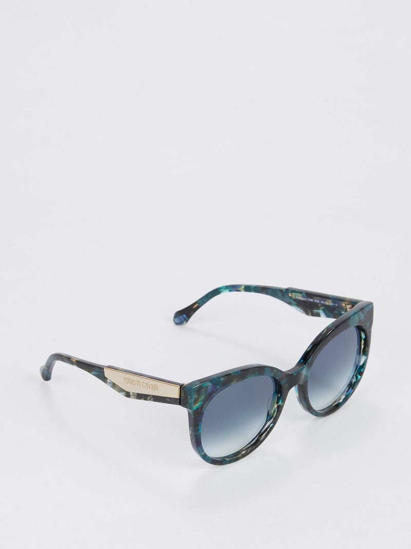 Blue Gradient Coloured Havana Sunglasses