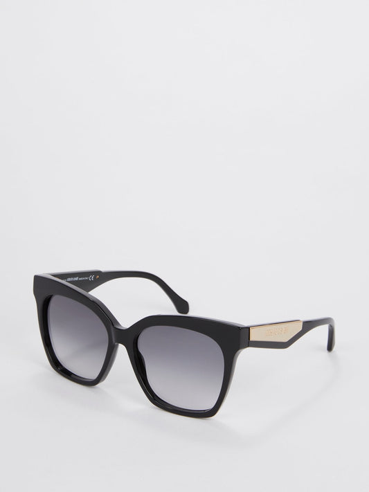 Smoke Lens Square Shaped Sunglasses