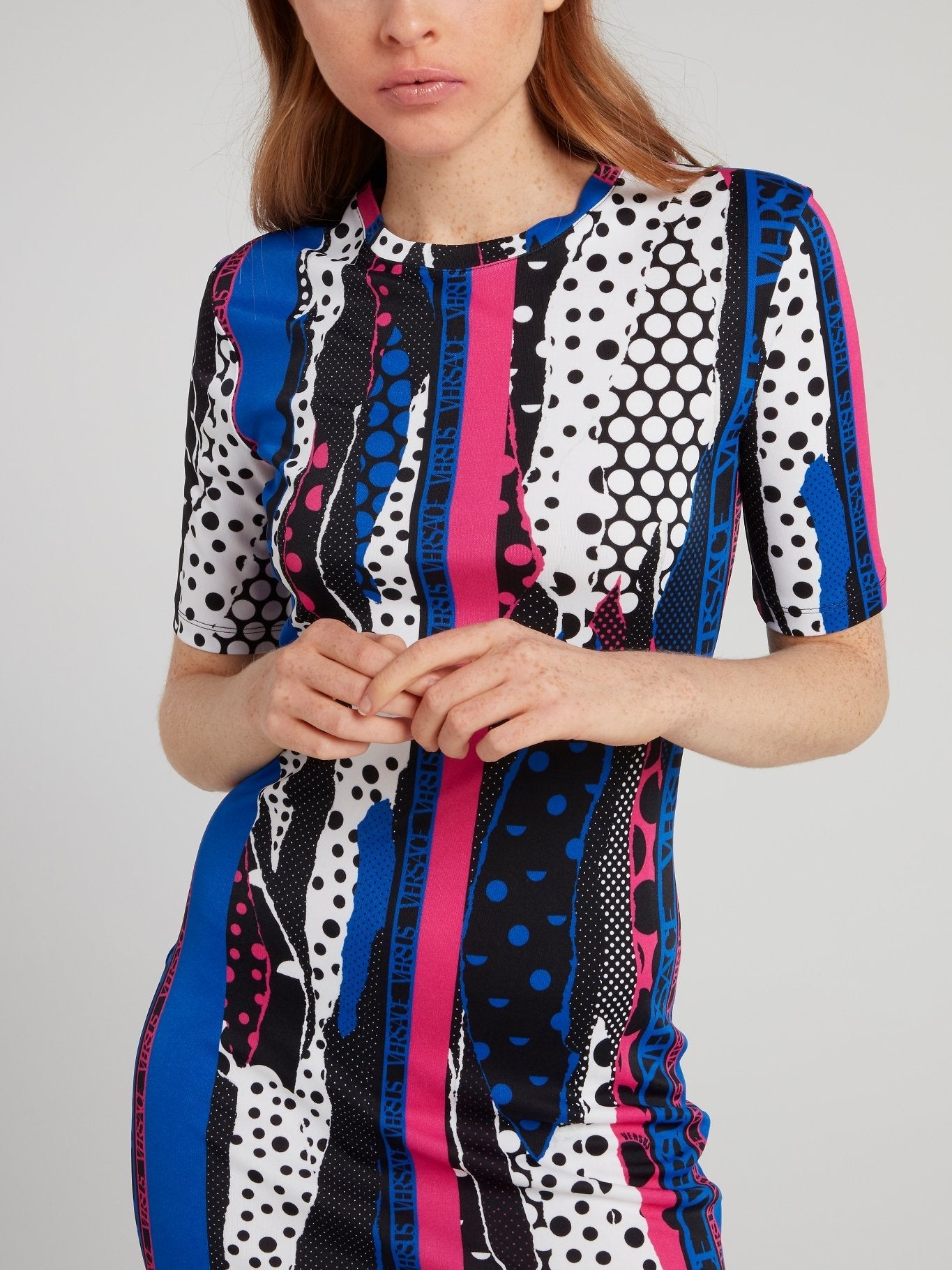 Patterned Jersey Dress