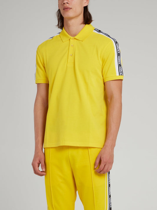 Yellow Logo Shoulder Polo Shirt