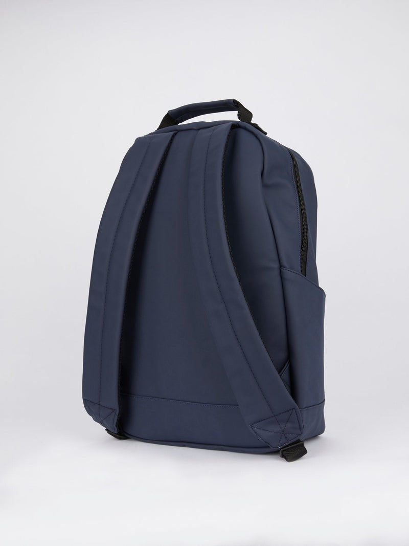 Navy Side Stripe Logo Backpack