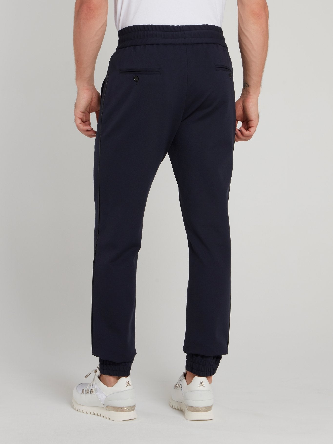 Navy Drawstring Jogger Pants