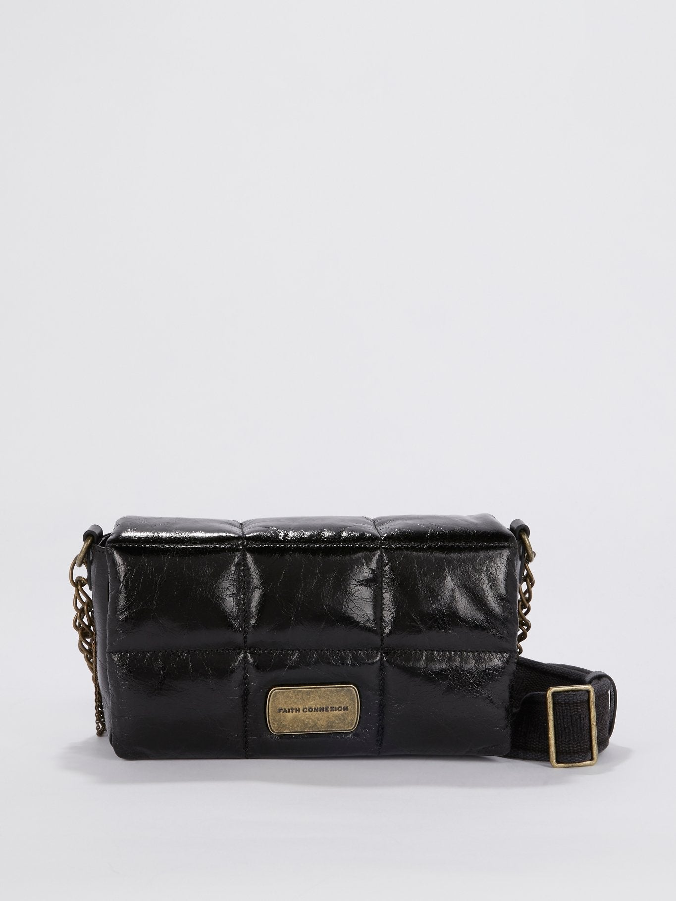 Black Quilted Clutch Bag