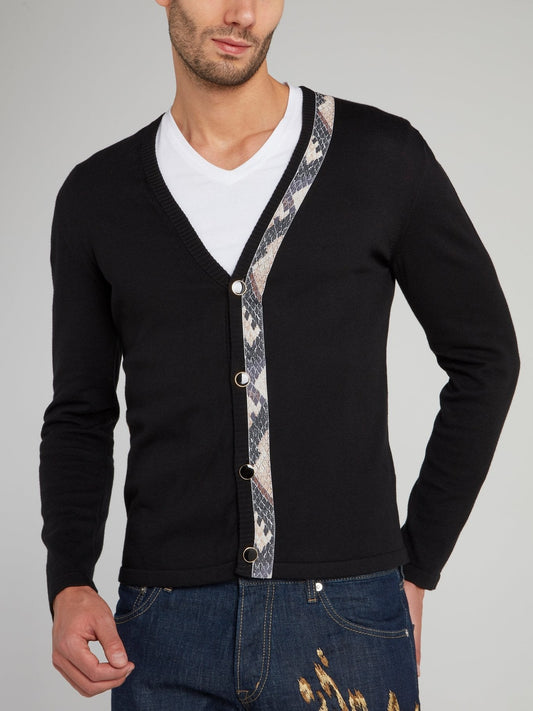 Black Snake Stripe Pullover