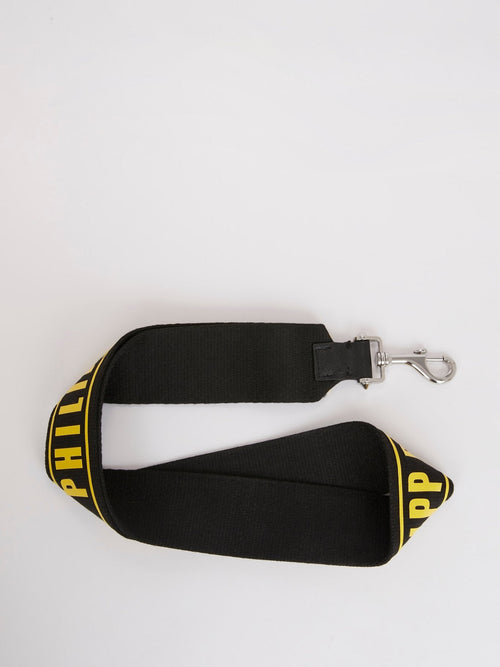 Yellow Logo Nylon Key Chain