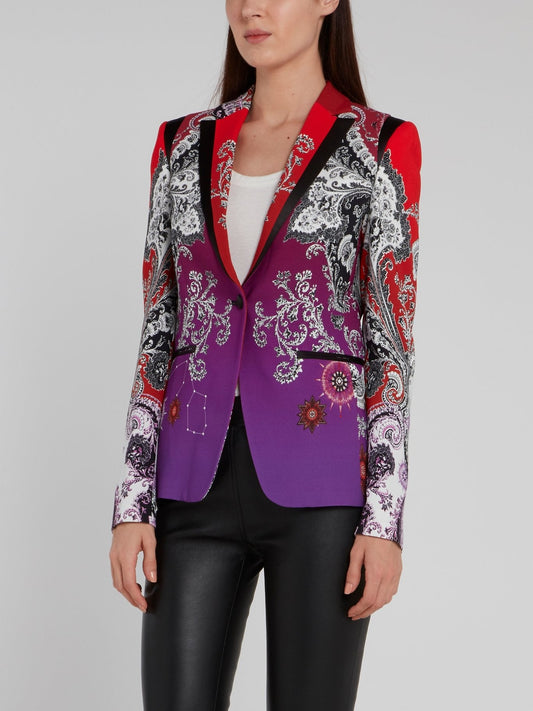 Baroque Print Blazer