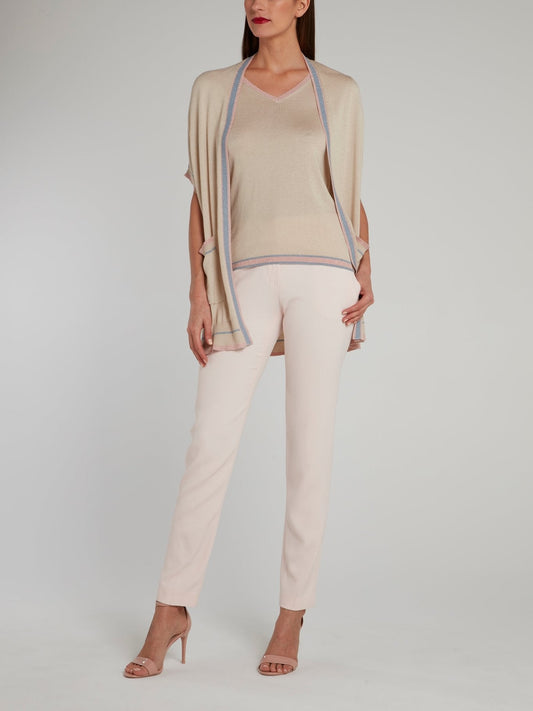 Powder Pink Suit Trousers