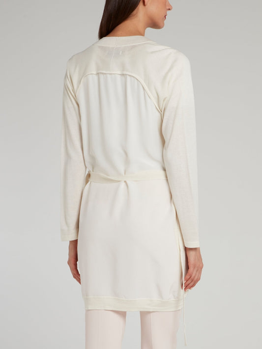 White Silk Cashmere Twin Set