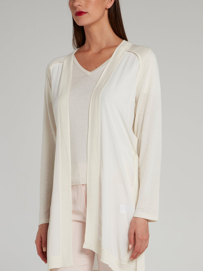 White Silk Cashmere Twin Set